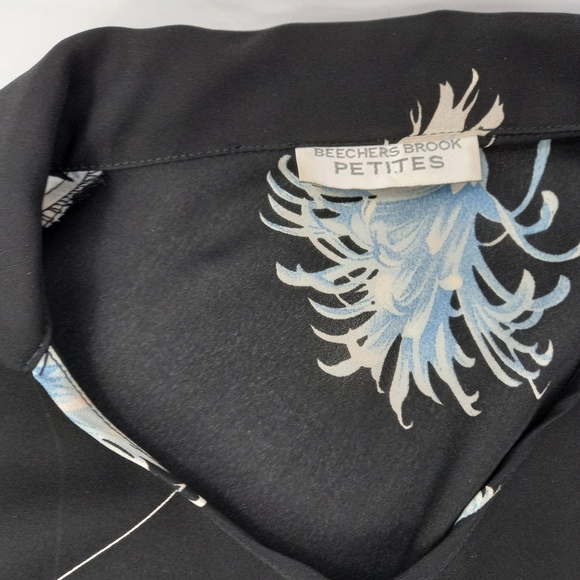 VINTAGE 90's Beechers Brook sheer blouse - Picture 4 of 7